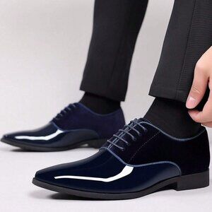 Men’s Dress/ Formal Patent Leather Oxford Shoes